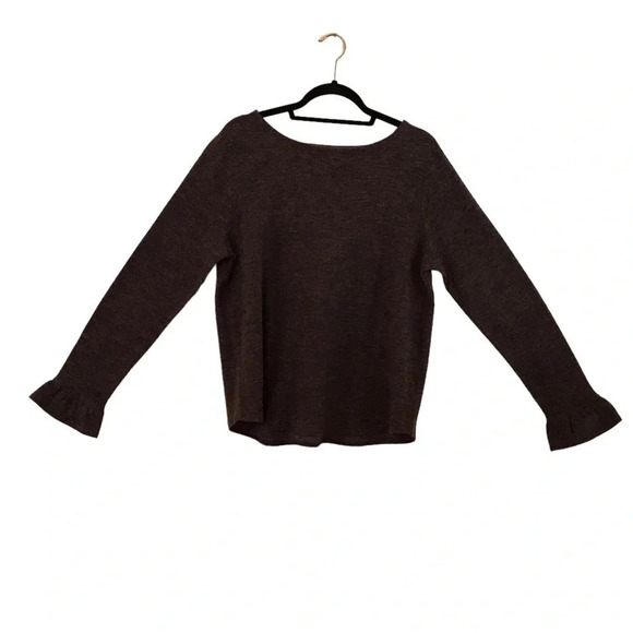 Elle Sweaters - Elle Ladies Sweater with Cute Cuffs on Sleeves.